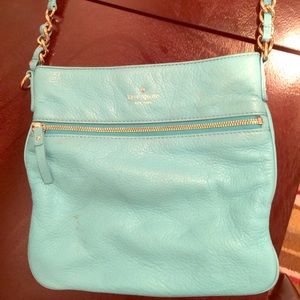 Kate spade crossbody blue purse